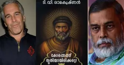 ‘കോരപാപ്പാന് സ്തുതിയായിരിക്കട്ടെ’ എപ്സ്റ്റീന്‍ ഫയലുമായി ബന്ധമുണ്ടോയെന്ന് വായനക്കാരന്‍; ഉണ്ടെന്ന് ടി.ഡി. രാമകൃഷ്ണന്‍
