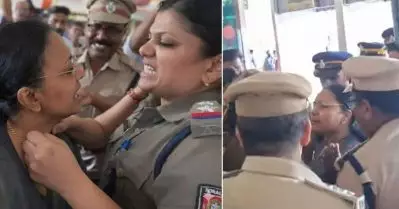 മന്ത്രി വീണ ജോര്‍ജിന്റെ കഴുത്തില്‍ പിടിച്ചത് പൊലീസ്; എ.ഐ നിര്‍മിത വ്യാജ ചിത്രം പ്രചരിപ്പിച്ച് മഹിളാ കോണ്‍ഗ്രസ് നേതാവ്