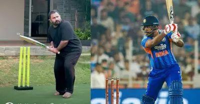 കുന്നംകുളം സഞ്ജു, അജു വര്‍ഗീസ്; വൈറലായി താരത്തിന്റെ ക്രിക്കറ്റ് വീഡിയോ