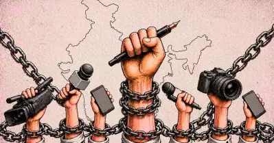 മാധ്യമസ്വാതന്ത്ര്യ സൂചികയില്‍ വീണ്ടും തിരിച്ചടി; 153ാം സ്ഥാനത്തുള്ള പാകിസ്ഥാനും പിന്നില്‍ ഇന്ത്യ