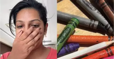 അക്ഷരാര്‍ത്ഥത്തില്‍ ഉരുകിയൊലിക്കുന്നു; കത്തുന്ന ചൂടില്‍ ക്രയോണ്‍സ് ഉരുകി; വൈറല്‍ വീഡിയോ