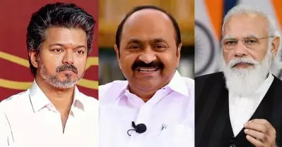 കേരളത്തിലെ സത്യപ്രതിജ്ഞയ്ക്ക് വിജയ് എത്താതിരുന്നത് മോദിയെ ഭയന്ന്; ആരോപണവുമായി ഡി.എം.കെ