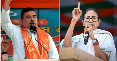 പശ്ചിമ ബംഗാള്‍ മമതയെ പിന്നിലാക്കി ബി.ജെ.പി ലീഡില്‍