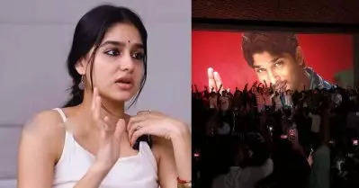 അല്ലു അര്‍ജുന്റെ സിനിമകള്‍ കണ്ടുവളര്‍ന്നയാളാണെന്ന് തെളിയിച്ചു, ഹാപ്പി റീ റിലീസ് തിയേറ്ററില്‍ ആഘോഷിച്ച് അനശ്വര, വീഡിയോ വൈറല്‍