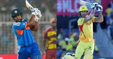സഞ്ജുവിനെയടക്കം ഏഴ് വമ്പന്‍മാരെ ഒരുമിച്ച് വെട്ടി; ഡു പ്ലെസി കൊയ്തത് ടി-20 ചരിത്രം