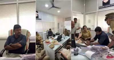 ജോയിന്റ് ആര്‍.ടി.ഒയുടെ കസേരയിലിരുന്ന് യോഗം; സല്യൂട്ടടി ഉള്‍പ്പെടെ റീലാക്കി കൊണ്ടോട്ടി എം.എല്‍.എ ടി.പി അഷ്‌റഫലി; വിവാദം
