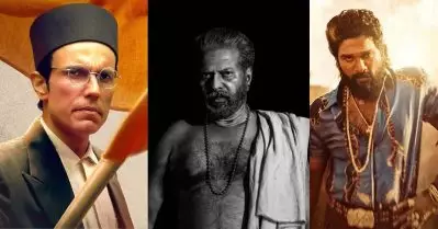 മമ്മൂട്ടിക്ക് അവാര്‍ഡ് കിട്ടുമെന്ന് ഉറപ്പിക്കാന്‍ വരട്ടെ, പുഷ്പയും സവര്‍ക്കറും 2024ലെ സിനിമകളെന്ന് ഓര്‍മിപ്പിച്ച് സോഷ്യല്‍ മീഡിയ
