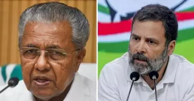 പൊലീസിനൊപ്പം ഗുണ്ടാസംഘവും സമരക്കാരെ ആക്രമിക്കുന്നു: രാഹുല്‍ ഗാന്ധിയുടെ അറസ്റ്റില്‍ പ്രതിഷേധമറിയിച്ച് പിണറായി വിജയന്‍