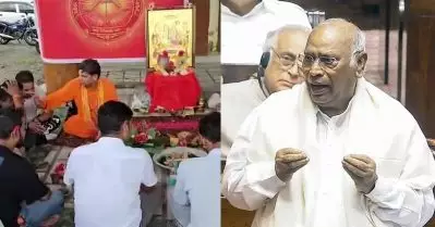 താന്‍ പ്രസംഗിച്ച വേദി ശുദ്ധികലശം ചെയ്തത് ബി.ജെ.പി ബന്ധമുള്ളവരെന്ന് ഖാര്‍ഗെ; സഭയിൽ നിഷേധിച്ച് ബി.ജെ.പി