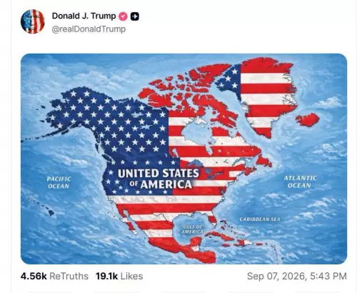 Social Media post of Trump