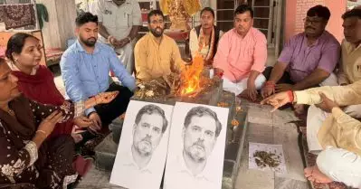 ഹല്‍ദ്വാനി ശുദ്ധീകരണ വിവാദം; രാഹുല്‍ ഗാന്ധിക്കെതിരെ ‘ബുദ്ധി ശുദ്ധി യജ്ഞം’ നടത്തി ബി.ജെ.പി